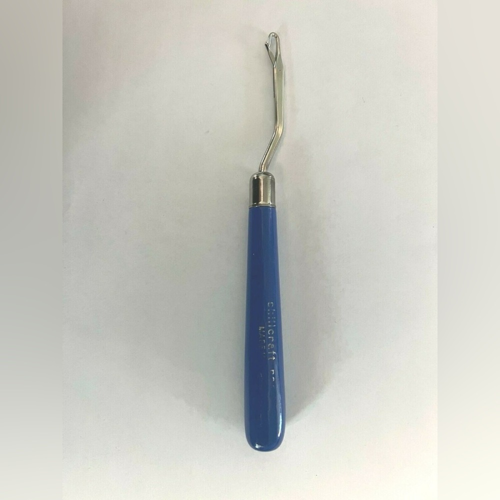Shillcraft Redicut Rug Latch Hook Tool – Blue Handle – Made in England